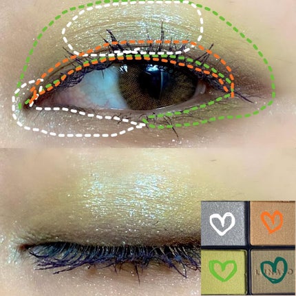 アイカラーレーション/LUNASOL/アイシャドウパレットを使ったクチコミ(4枚目)