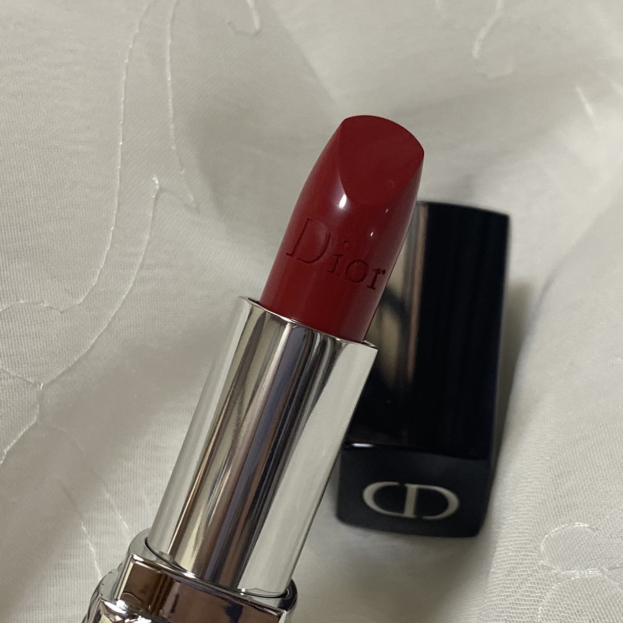 ルージュ ディオール 999S サテン/Dior/口紅を使ったクチコミ（1枚目）
