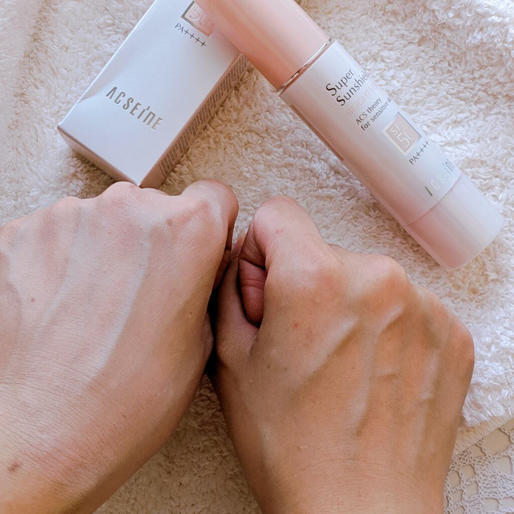 スーパーサンシールド ブライトヴェール/ACSEINE/化粧下地を使ったクチコミ(2枚目)