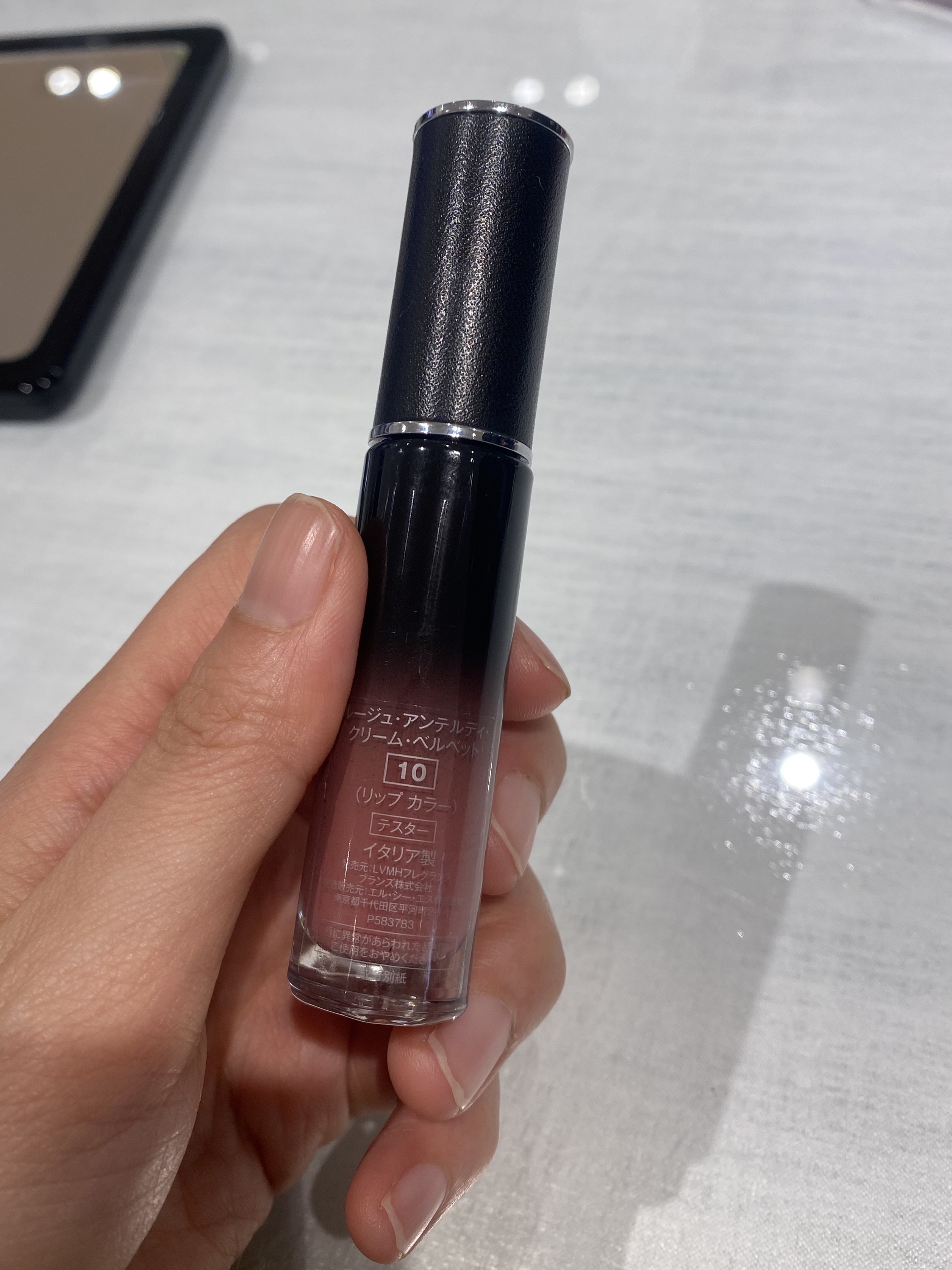 ルージュ・アンテルディ・クリーム・ベルベット No.10 ヌーディー・ベージュ /GIVENCHY/口紅を使ったクチコミ（1枚目）