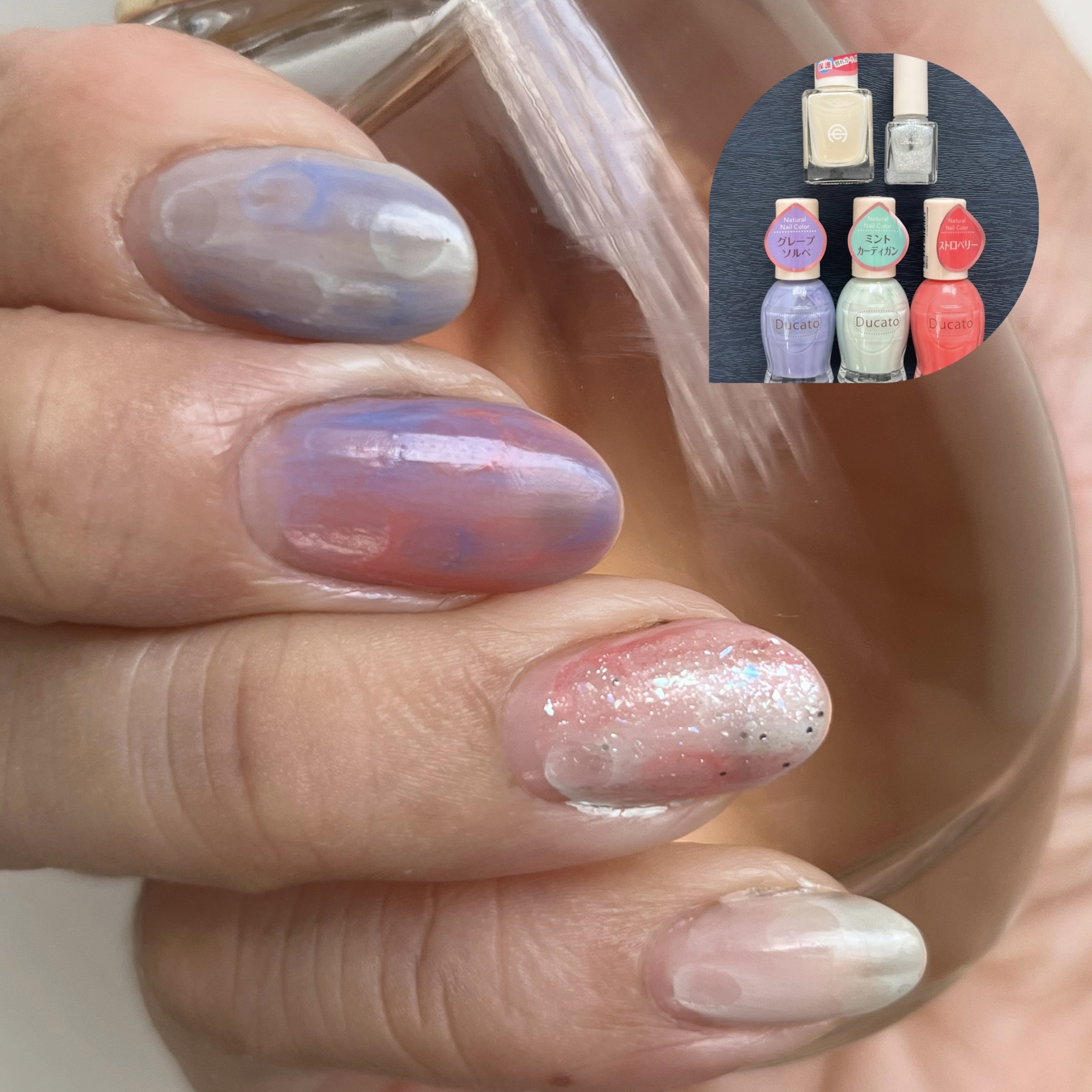 AC クイックドライベース＆ハードナー/AC MAKEUP/ネイルベースコートを使ったクチコミ（1枚目）