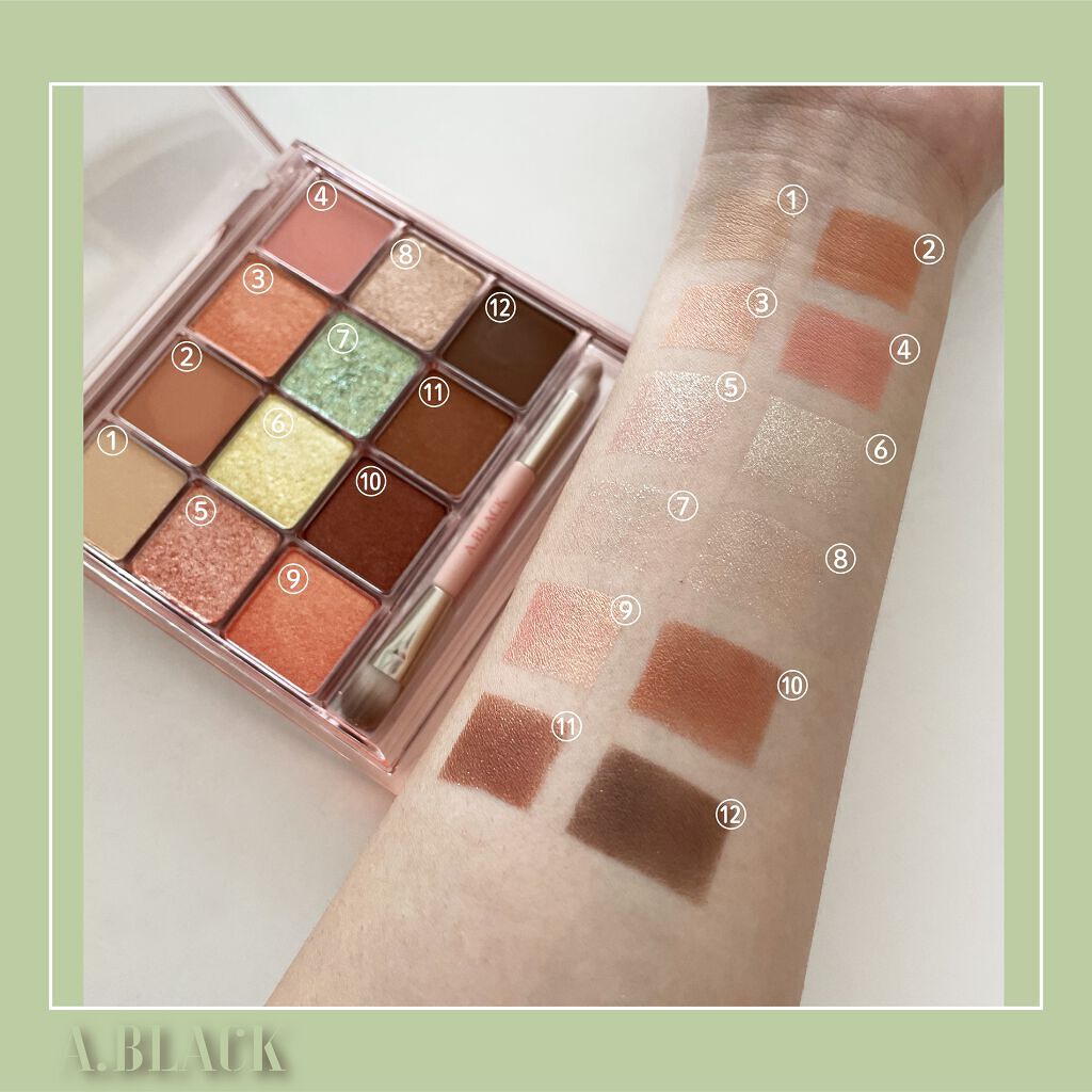 グラムチェンジマルチパレット/A.BLACK/マルチパレットを使ったクチコミ（3枚目）