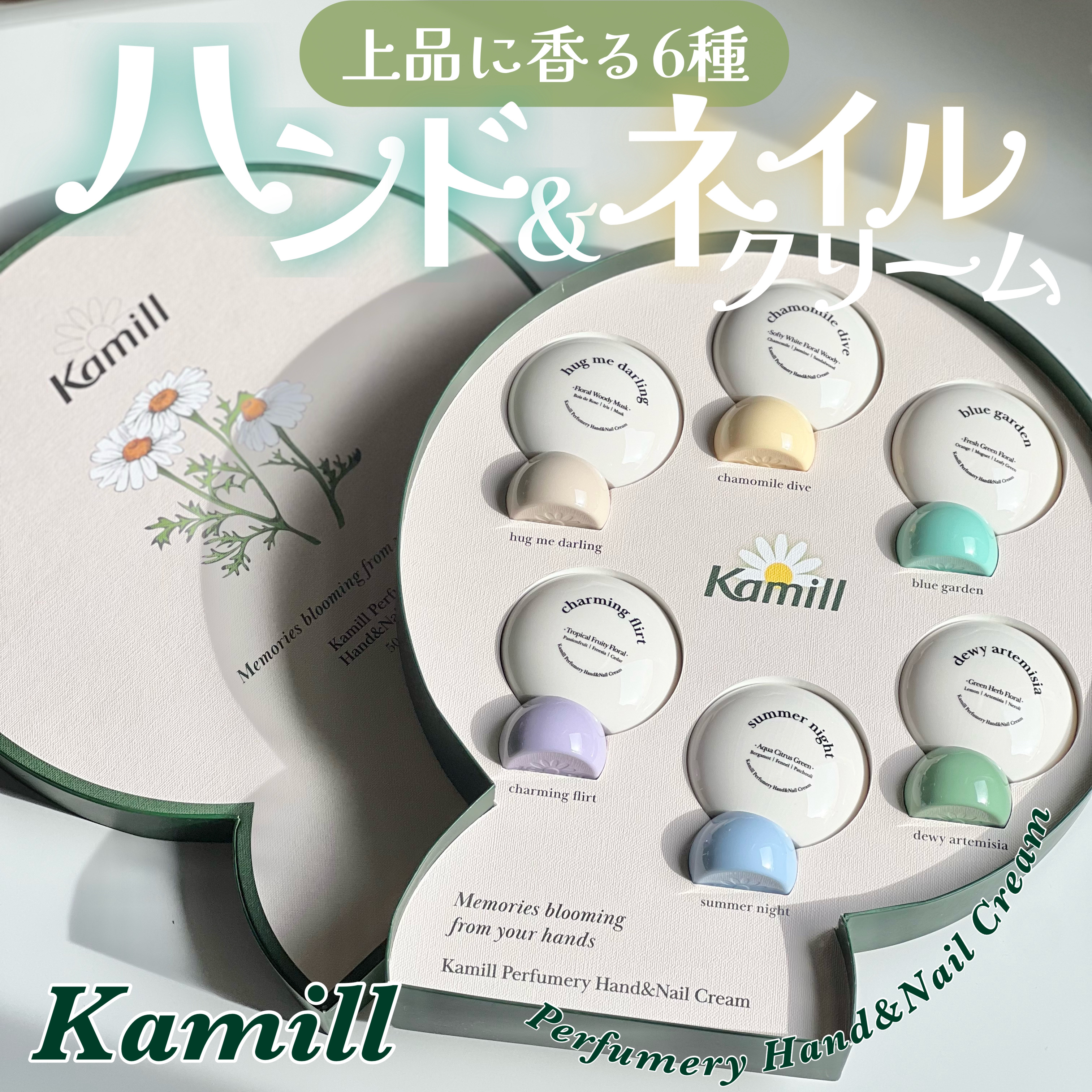 パフューマリー ハンド＆ネイルクリーム デューイアルテミシア 50ml/カミール/ハンドクリームを使ったクチコミ（1枚目）