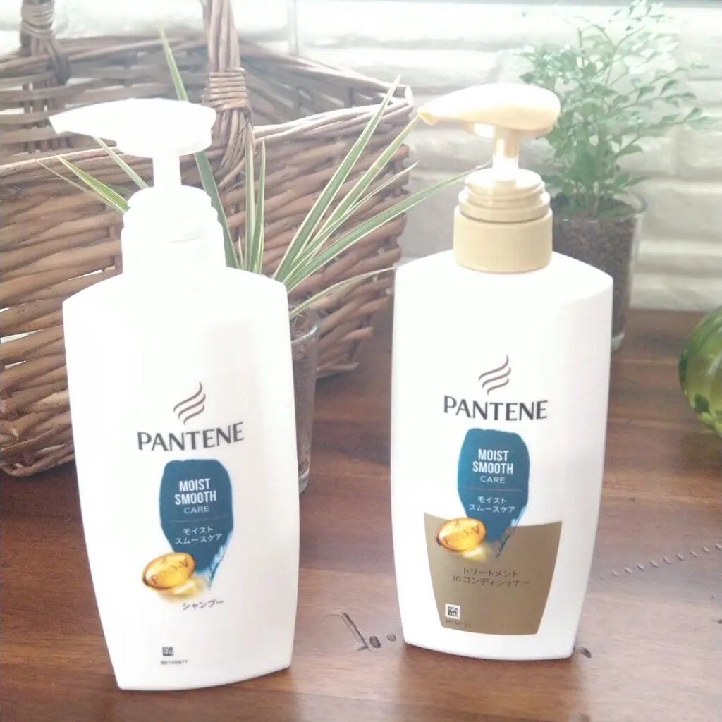 モイストスムースケア シャンプー/トリートメントコンディショナー/パンテーン/シャンプー・コンディショナーを使ったクチコミ（1枚目）