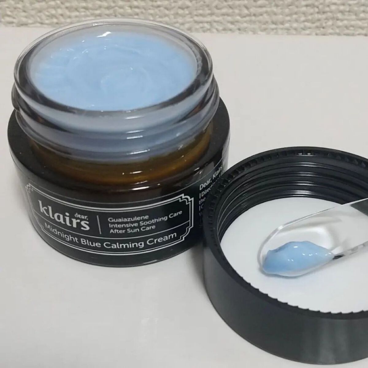 ミッドナイトブルーカーミングクリーム/Klairs/フェイスクリームを使ったクチコミ（2枚目）