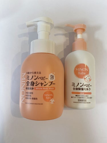 ミノンベビー全身シャンプー 本体350ml/ミノン/ボディソープを使ったクチコミ（1枚目）