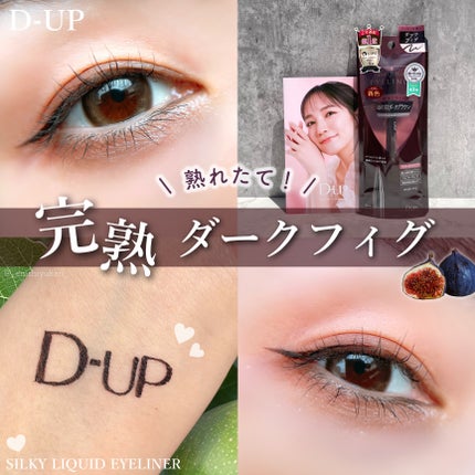 シルキーリキッドアイライナーWP/D-UP/リキッドアイライナーを使ったクチコミ(1枚目)
