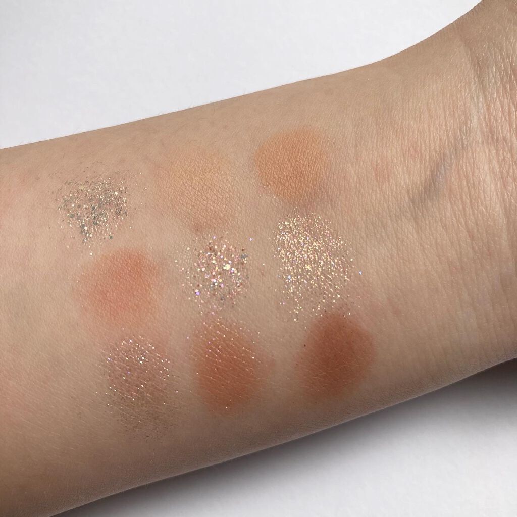 グリッターペディアアイパレット/unleashia/アイシャドウパレットを使ったクチコミ(4枚目)