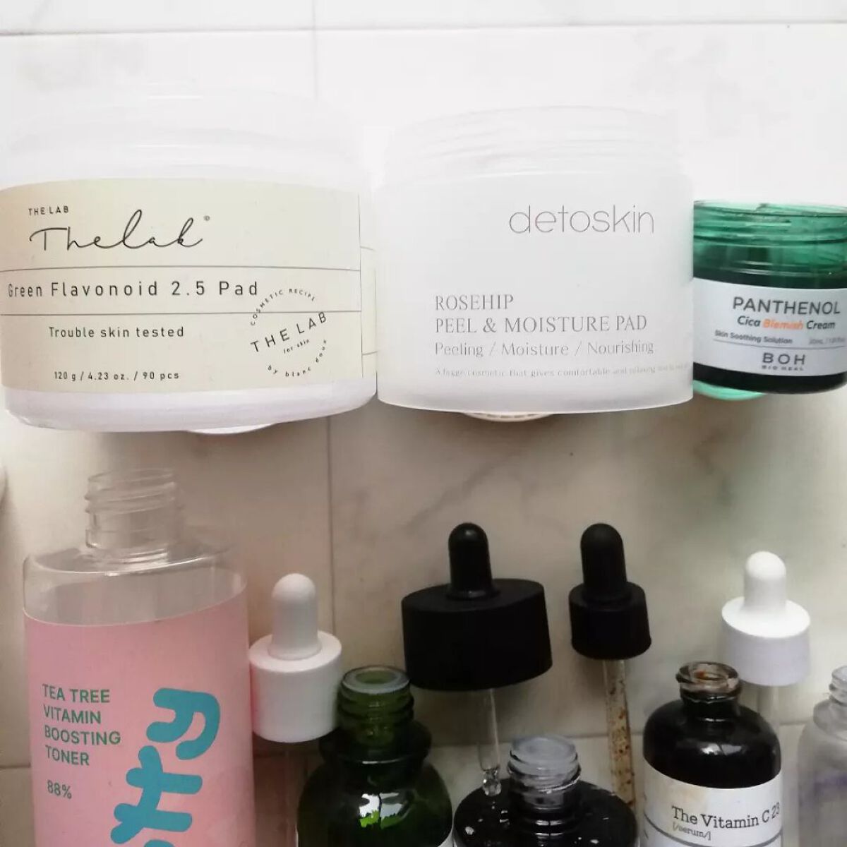 グリーンフラボノイド2.5パッド/THE LAB by blanc doux(ザラボバイブランドゥ)/トナーパッドを使ったクチコミ（2枚目）