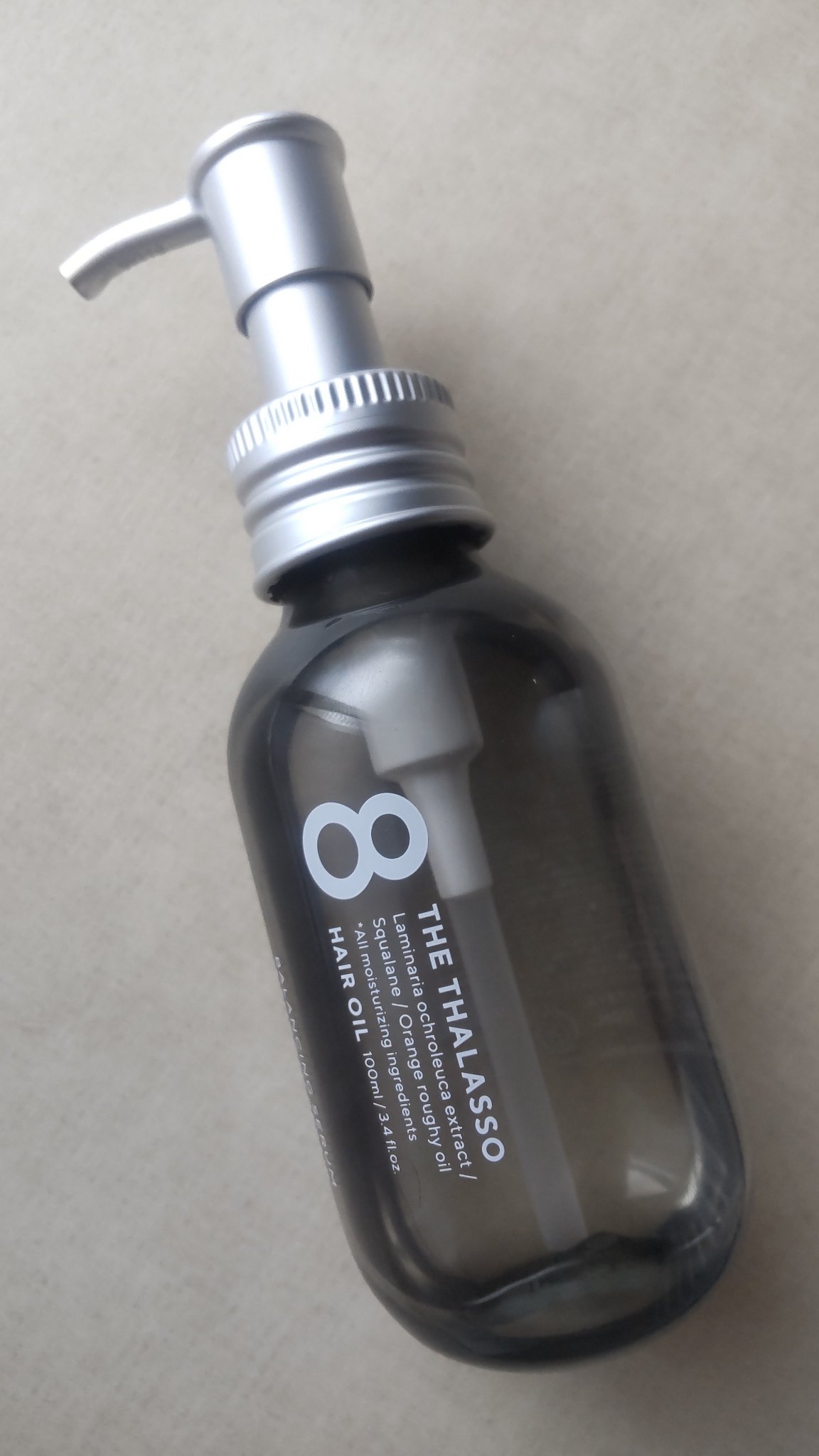 エイトザタラソ バランシングセラム＆スムースリペア 美容液オイル 100ml/エイトザタラソ/ヘアオイルを使ったクチコミ（1枚目）