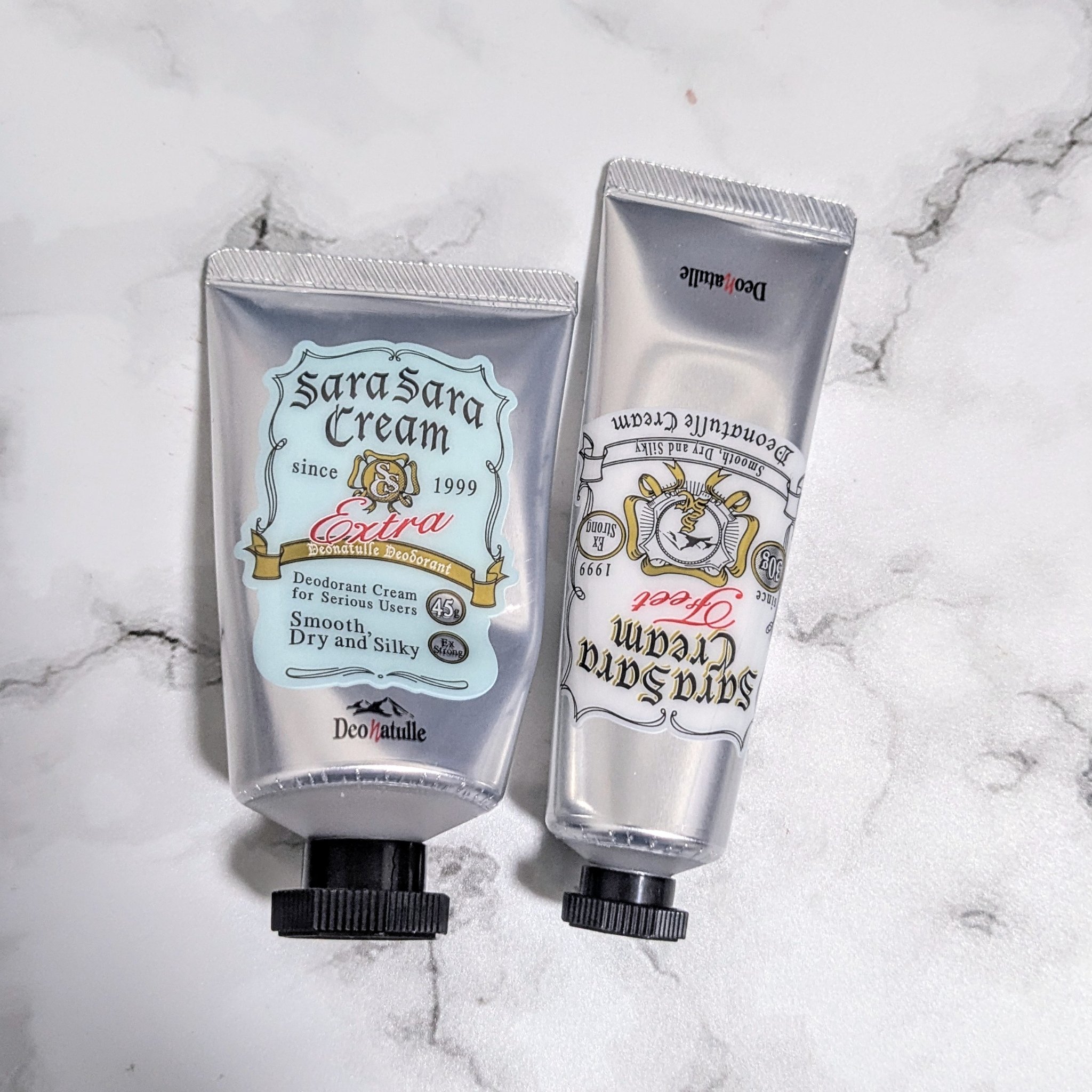 薬用足指さらさらクリーム/デオナチュレ/デオドラント・制汗剤を使ったクチコミ（2枚目）