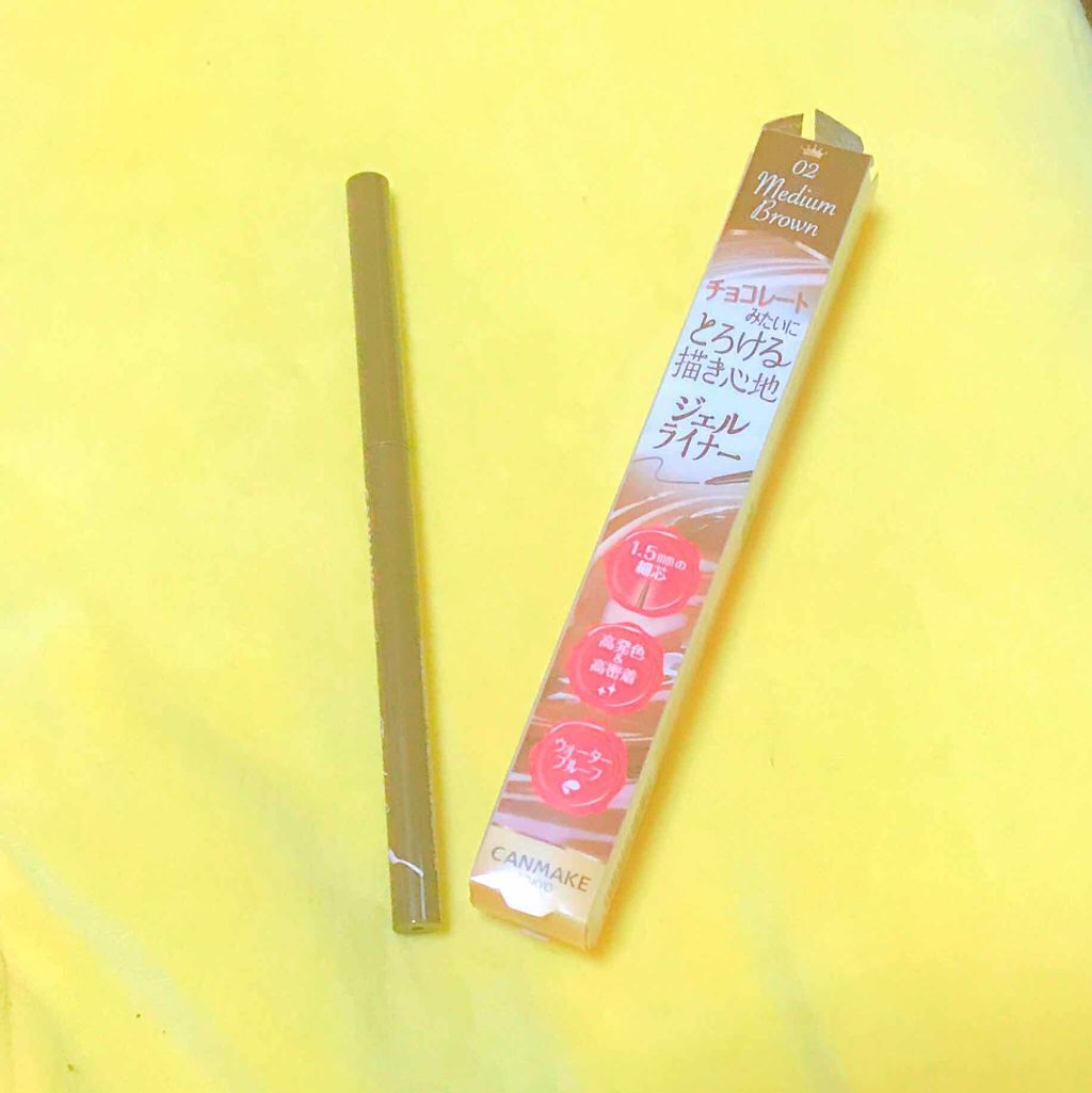 クリーミータッチライナー/キャンメイク/ジェルアイライナーを使ったクチコミ(1枚目)