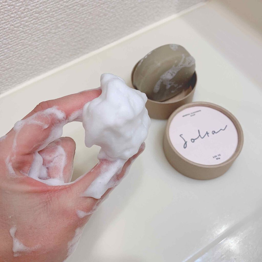 MINERAL CLEANSING SOAP/Soltar/クレンジングクリームを使ったクチコミ(2枚目)