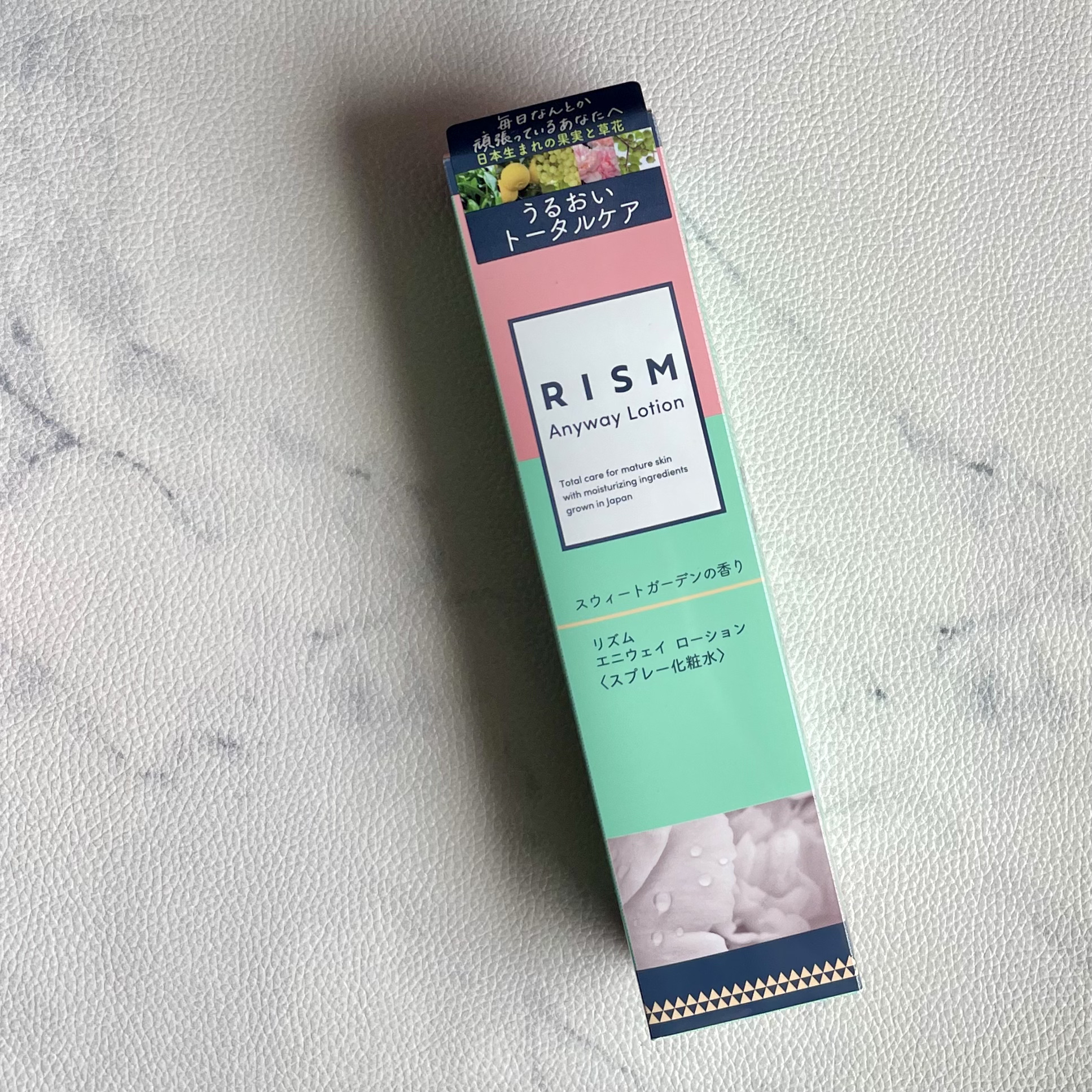 エニウェイ ローション グリーンシトラスの香り/RISM/ミスト状化粧水を使ったクチコミ（2枚目）