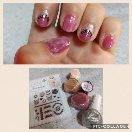 サンリオネイル/DAISO/マニキュアを使ったクチコミ(1枚目)