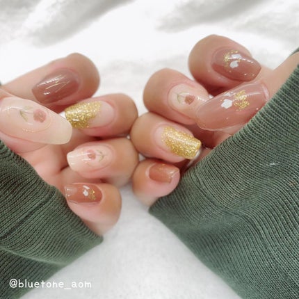 ネイルフィット ジェルネイルシール ちゅるんドライフラワー/GELATO FACTORY/ネイルシールの画像