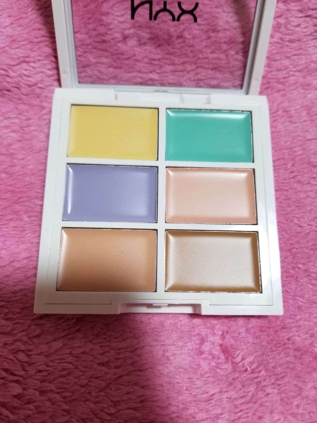 コンシール コレクト コントゥアー パレット/NYX Professional Makeup/パレットコンシーラーを使ったクチコミ（2枚目）