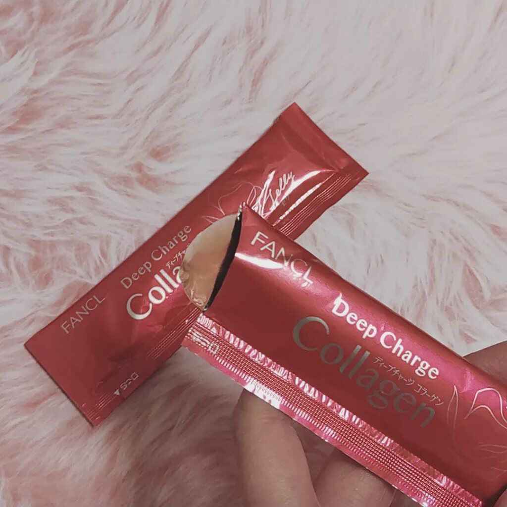 ディープチャージ  コラーゲン スティックゼリー/ファンケル/美容サプリメントを使ったクチコミ(2枚目)