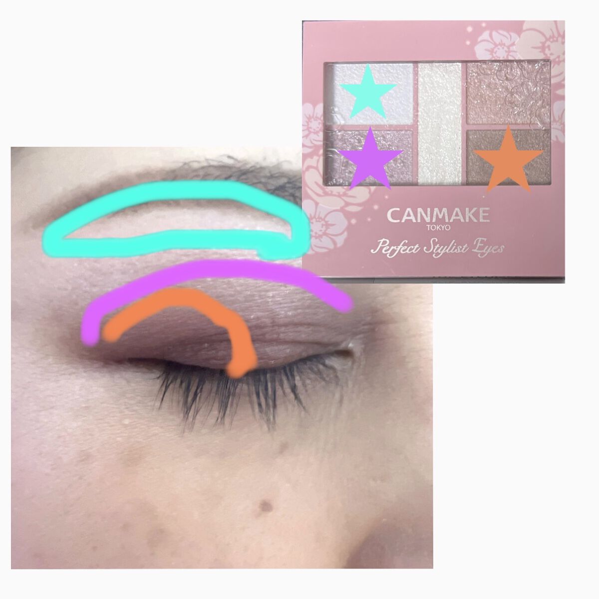 1DAY TATTOO プロキャスト ザ・アイライナー/K-パレット/リキッドアイライナーを使ったクチコミ（2枚目）