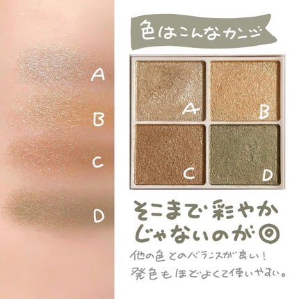 シルキースフレアイズ/キャンメイク/アイシャドウパレットを使ったクチコミ(4枚目)