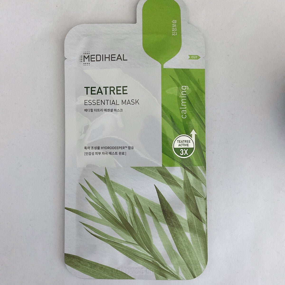 ティーツリー エッセンシャルマスクカーミングモイスチャー/MEDIHEAL/シートマスク・パックを使ったクチコミ(2枚目)