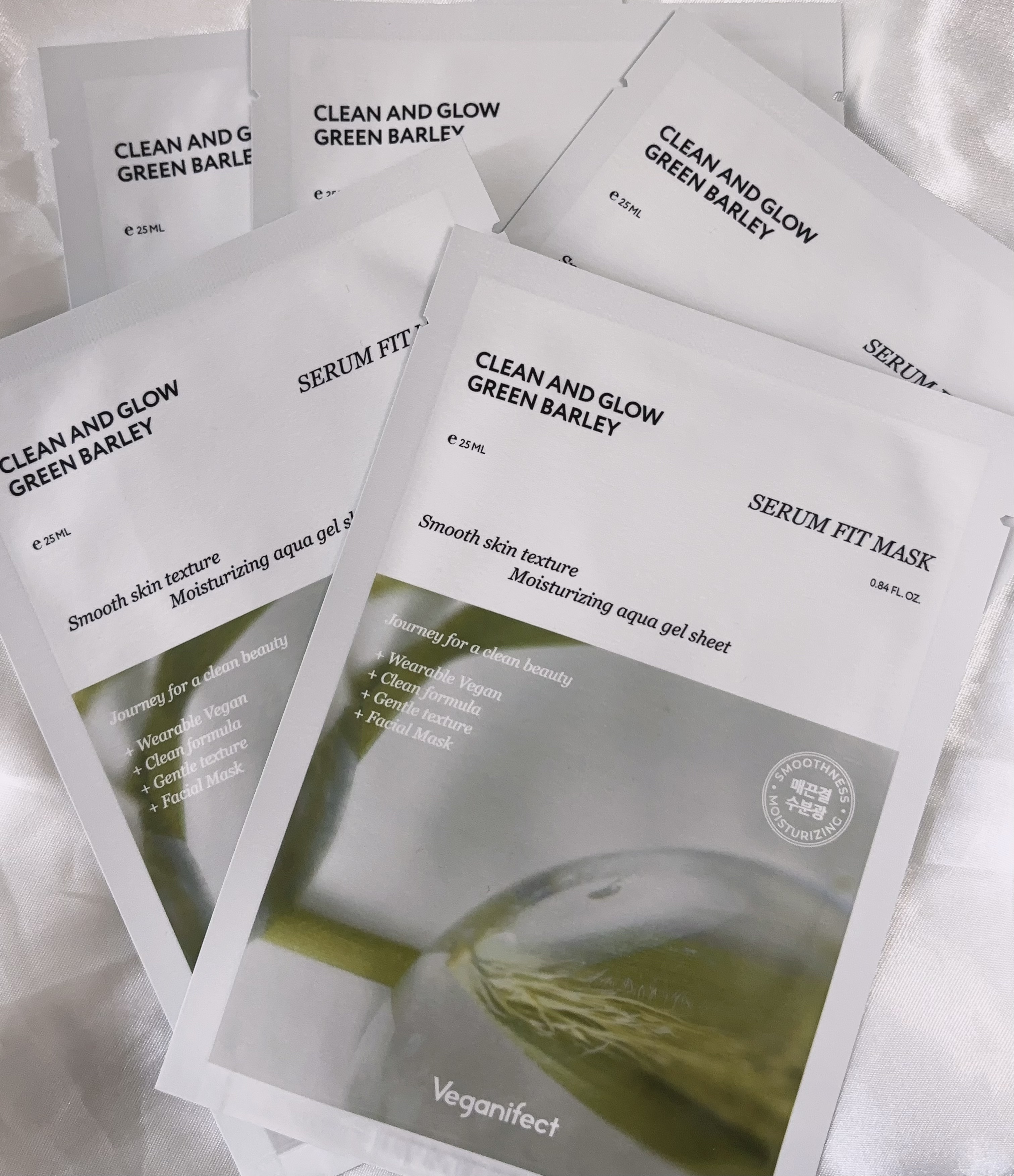 青麦つやつやキメセラムフィットマスク/Veganifect/シートマスク・パックを使ったクチコミ（1枚目）