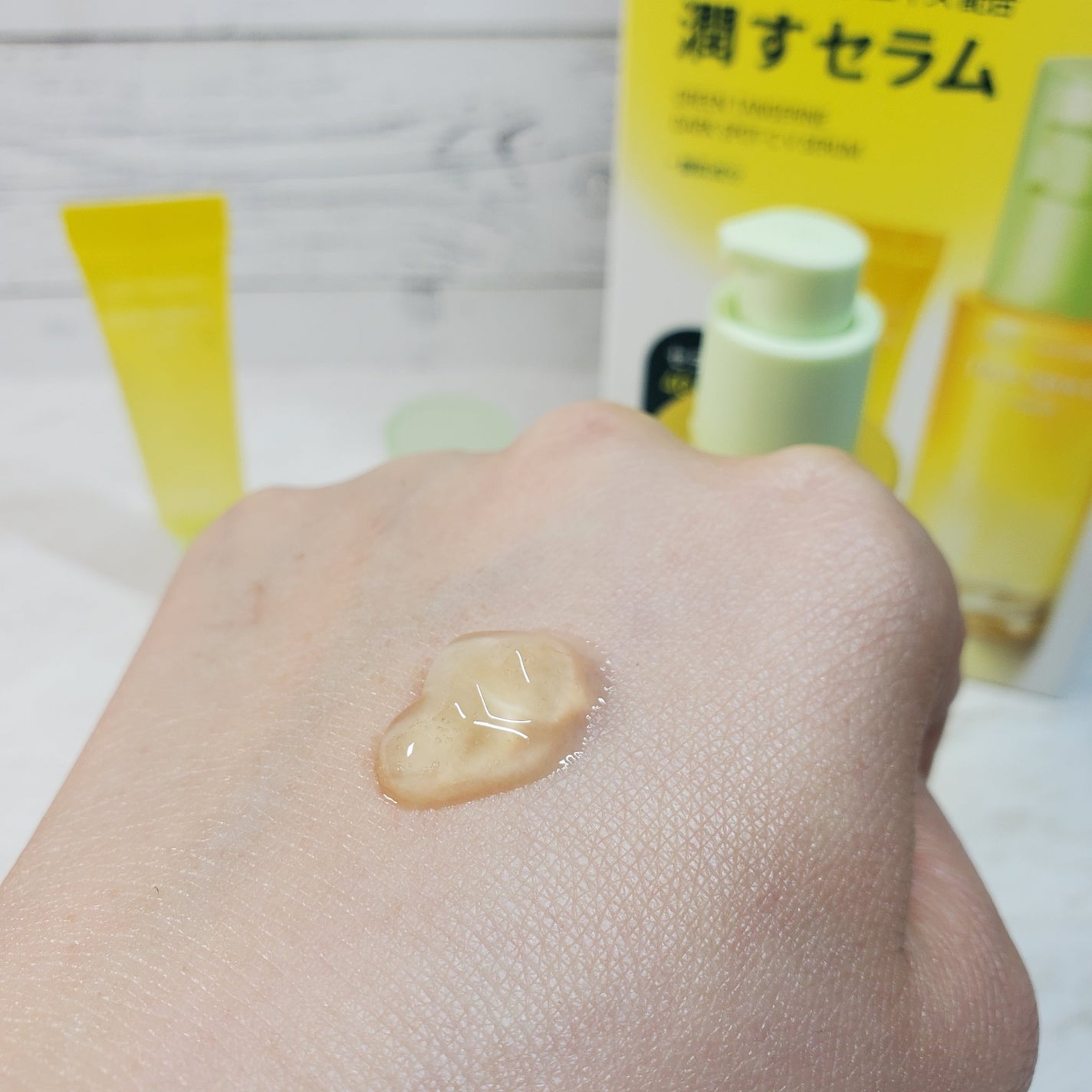 グリーンタンジェリン ビタC ダークスポットケアセラム/goodal/美容液を使ったクチコミ(3枚目)