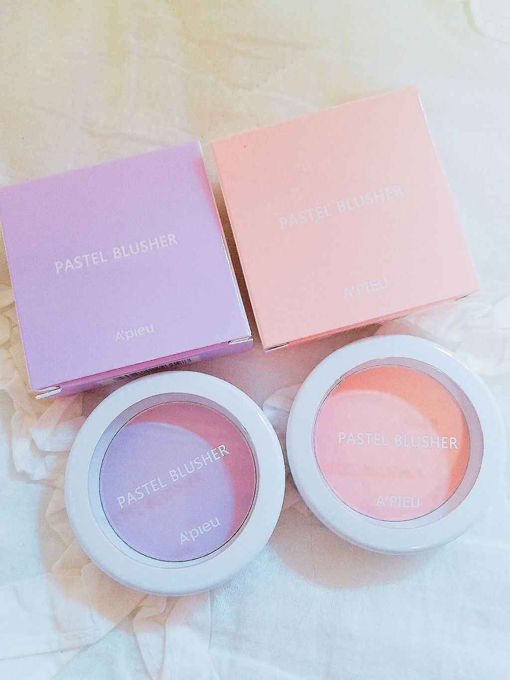 アピュー パステルブラッシャー/A’pieu/パウダーチークを使ったクチコミ(1枚目)