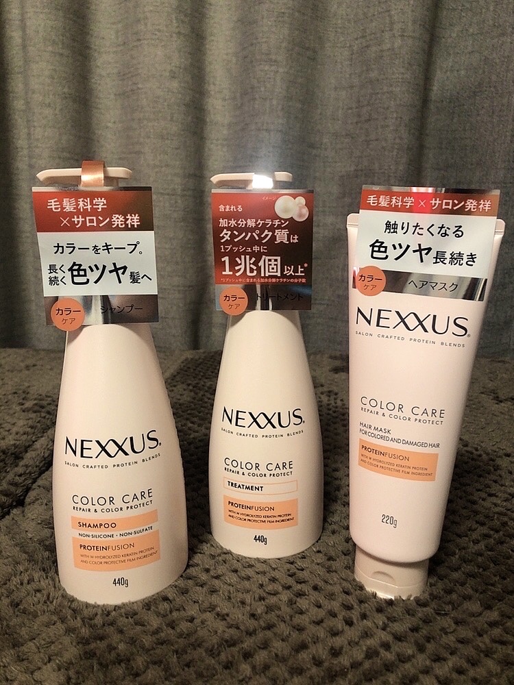 ネクサス リペア＆カラープロテクト シャンプー／トリートメント/NEXXUS(ネクサス)/市販シャンプーを使ったクチコミ（1枚目）