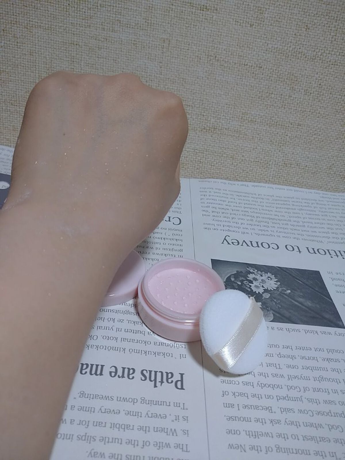 フェイスパウダー/coou/ルースパウダーを使ったクチコミ(2枚目)