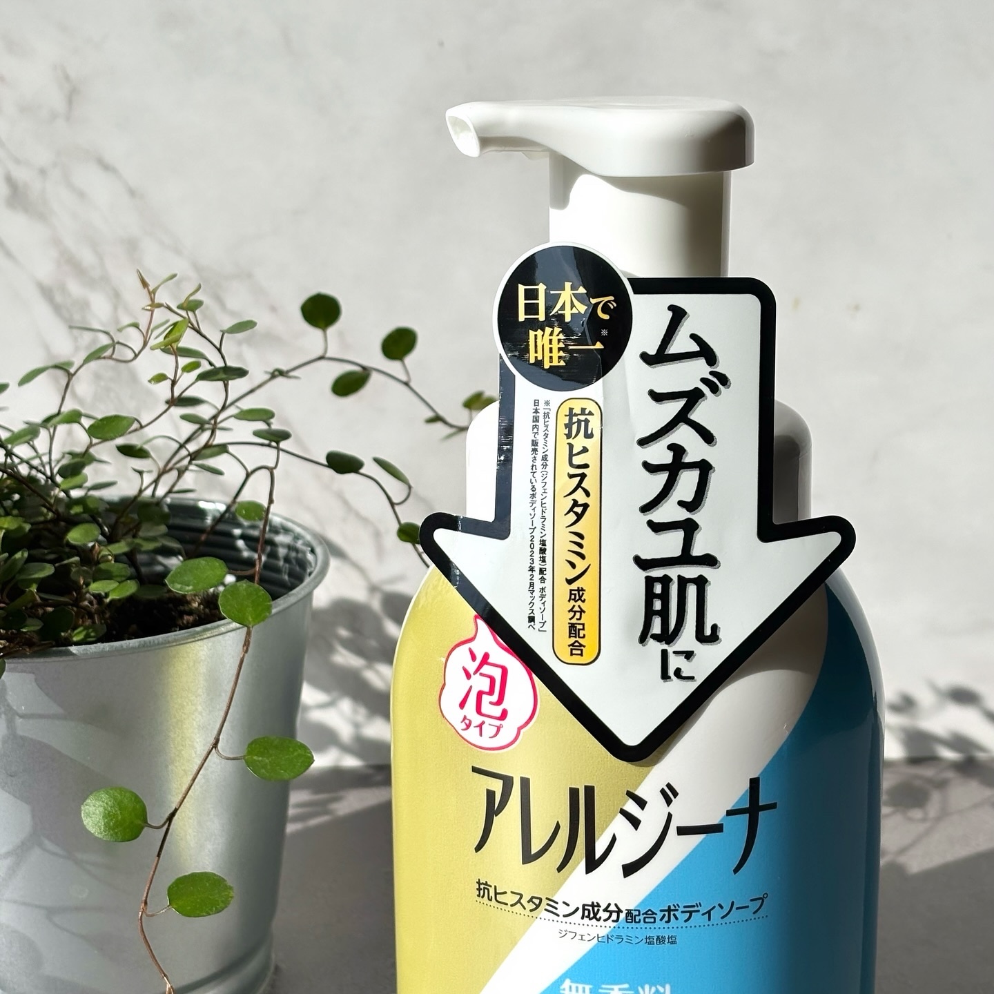 アレルジーナ 抗ヒスタミン成分配合 泡ボディソープ/マックス/ボディソープを使ったクチコミ（2枚目）