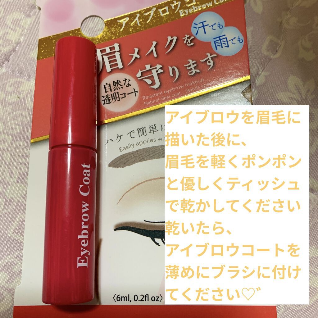 アイブロウコートDA/DAISO/アイブロウコートを使ったクチコミ（1枚目）