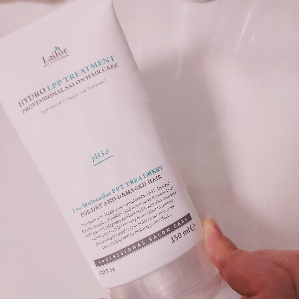 HYDRO LPP Treatment /La'dor/洗い流すヘアトリートメントを使ったクチコミ（2枚目）