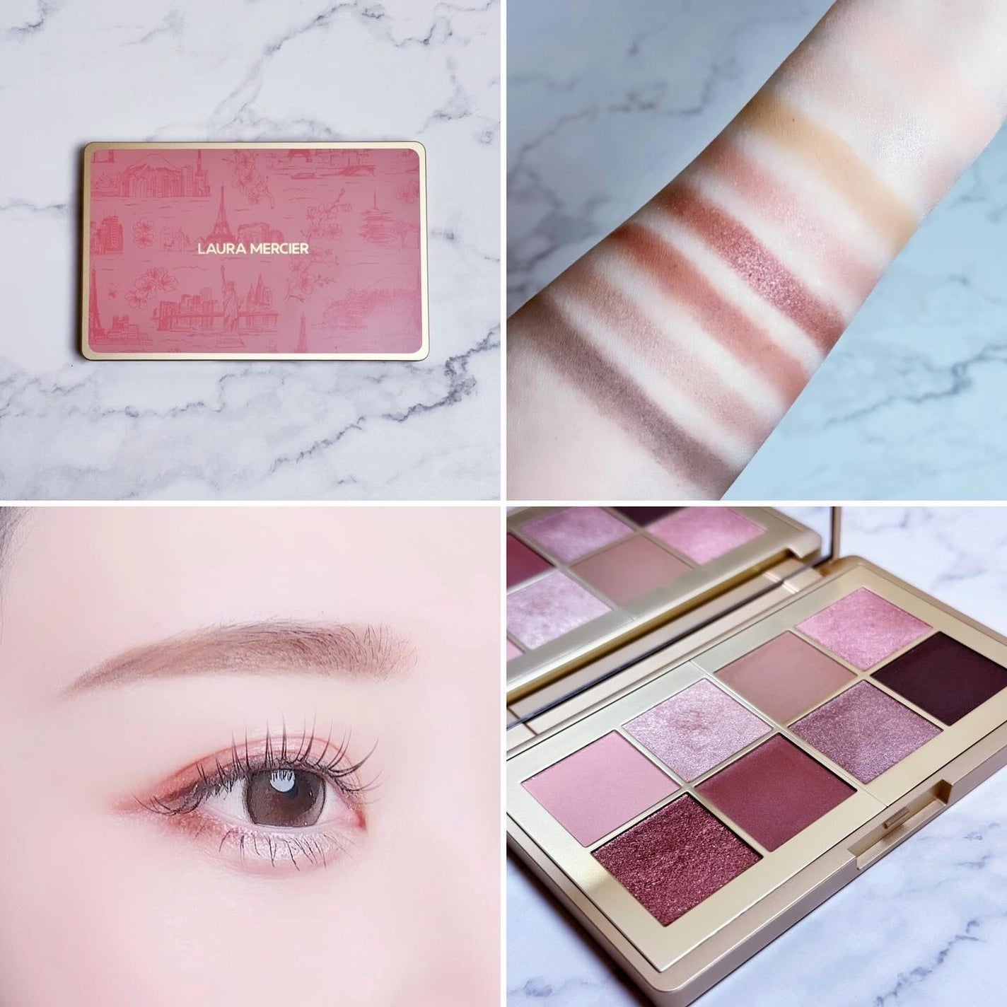 ジャパン イン ブルーム アイシャドウ パレット/ローラ メルシエ/アイシャドウパレットを使ったクチコミ(1枚目)