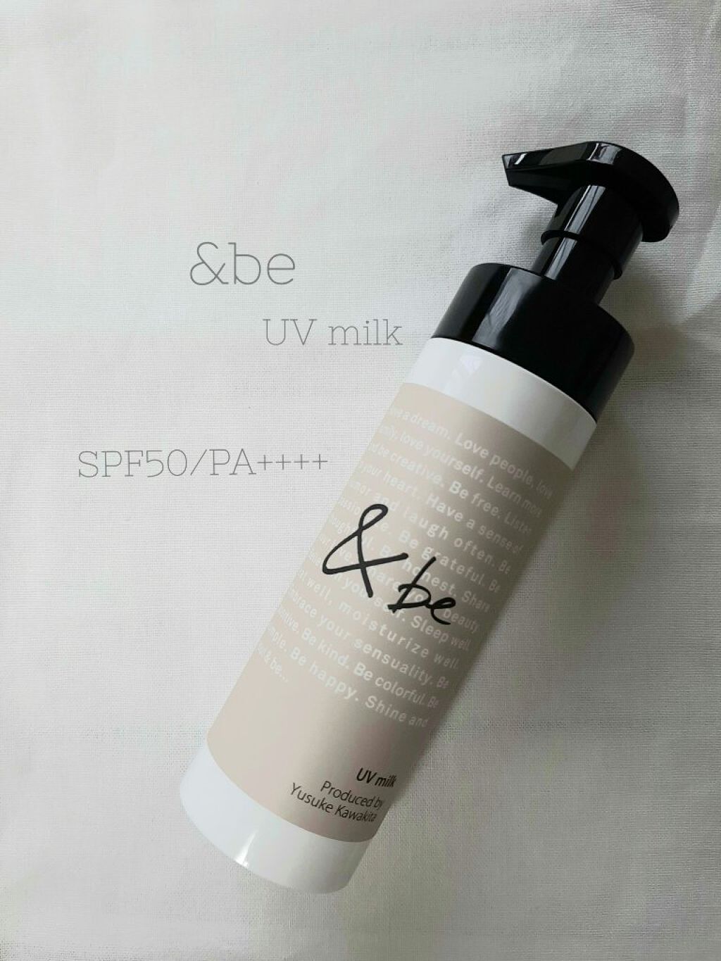 UVミルク/＆be/日焼け止め・UVケアを使ったクチコミ（1枚目）
