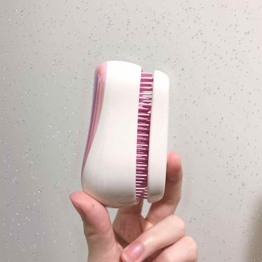 コンパクトスタイラー ピンクシェル/TANGLE TEEZER/ヘアブラシを使ったクチコミ（3枚目）