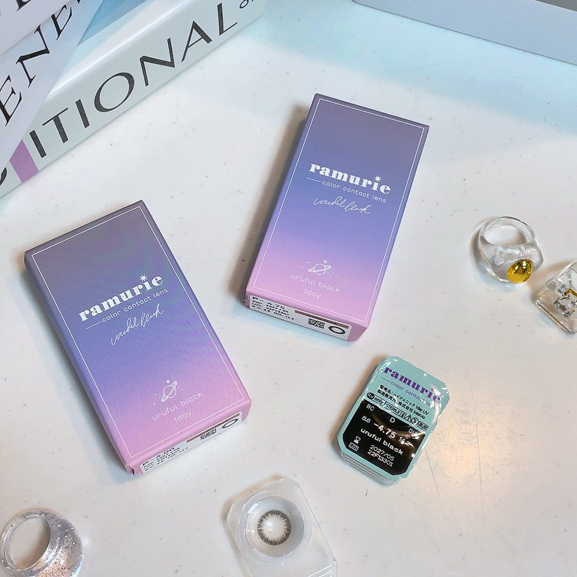 ramurie ラムリエ/ramurie/ワンデー（１DAY）カラコンを使ったクチコミ（3枚目）