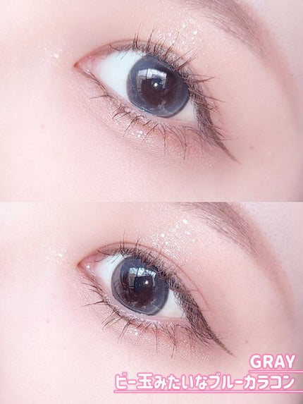 BUBBLING/otr/カラーコンタクトレンズを使ったクチコミ(4枚目)