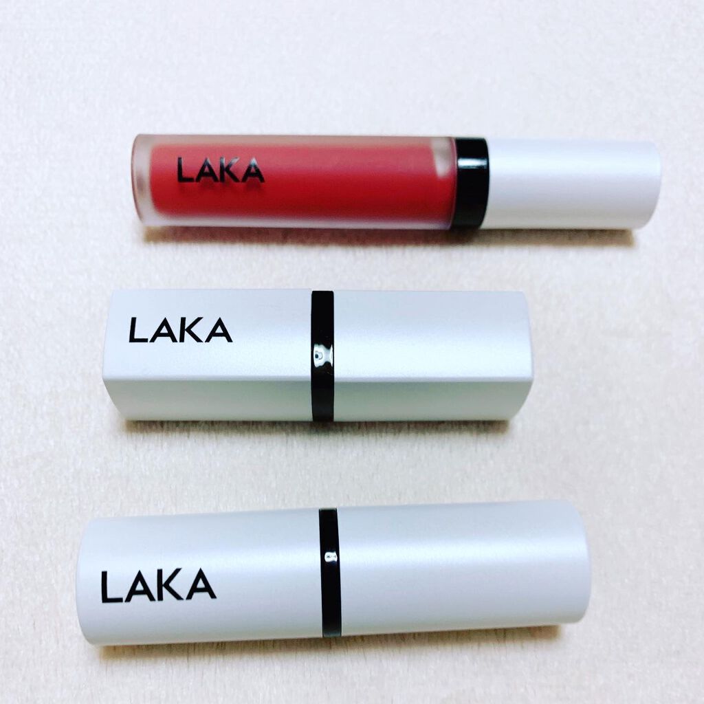スムースマットリップスティック/Laka/口紅を使ったクチコミ(2枚目)