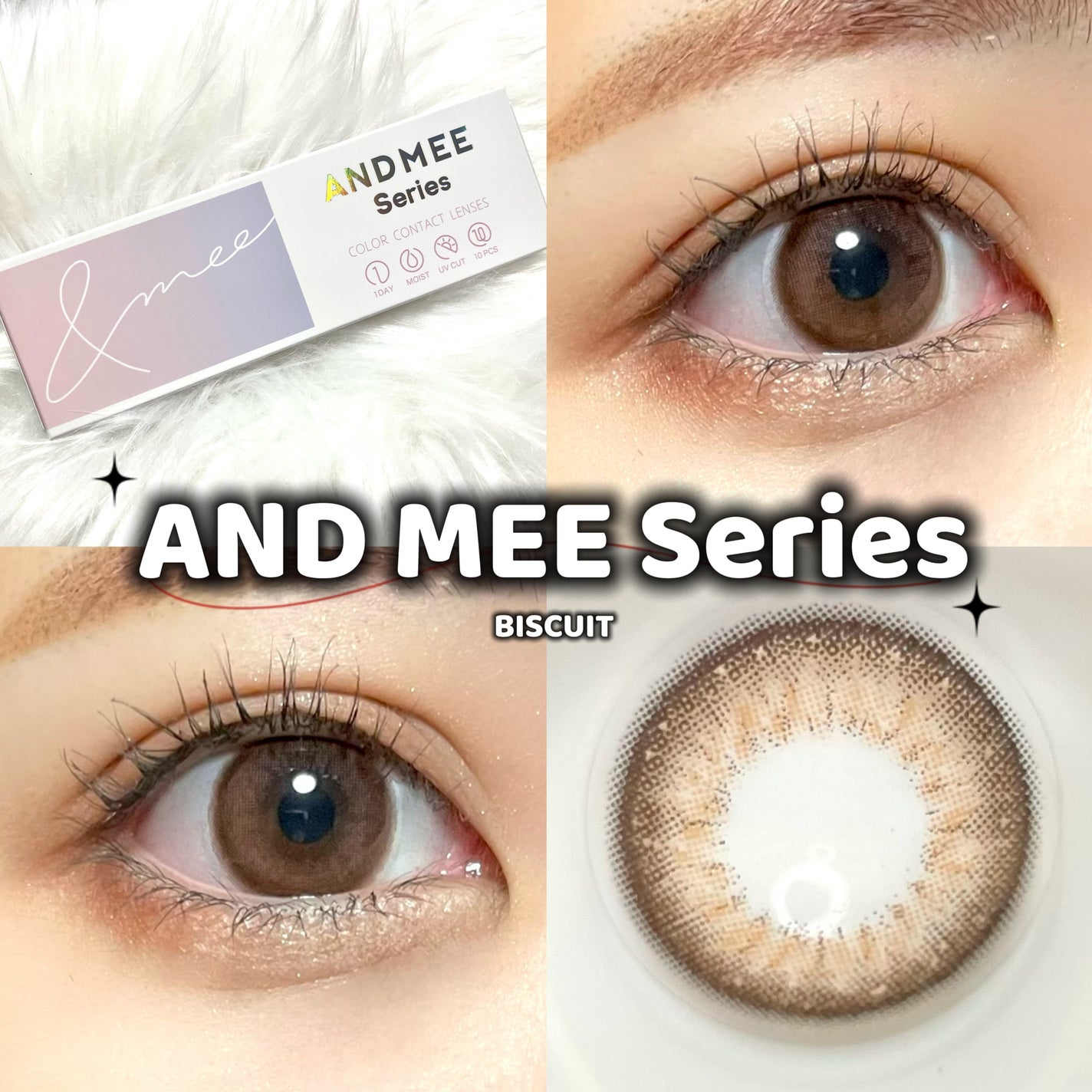 AND MEE 1day/AngelColor/ワンデー(1DAY)カラコンを使ったクチコミ(1枚目)