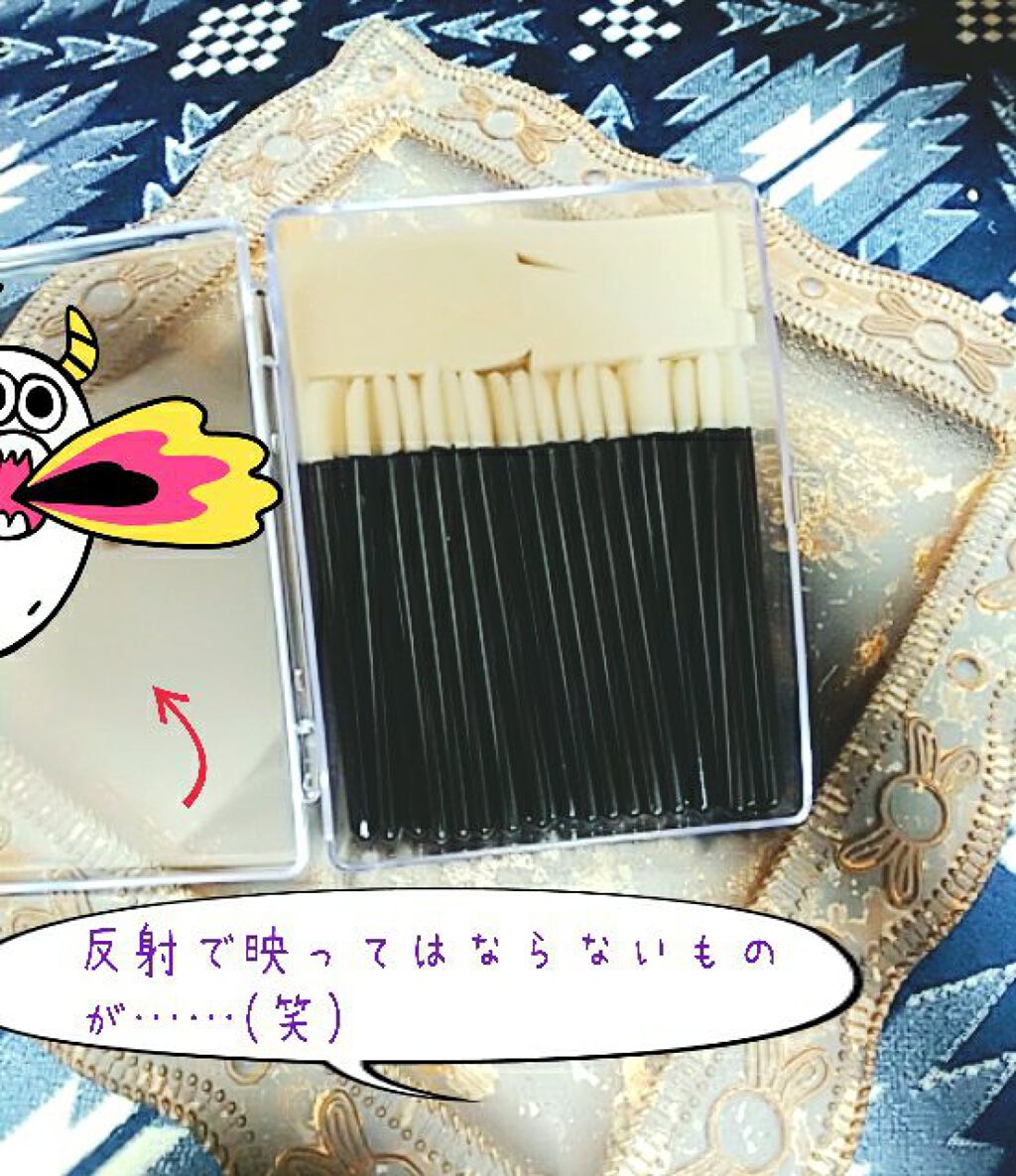 メイクアップスティック/DAISO/メイクブラシを使ったクチコミ（2枚目）