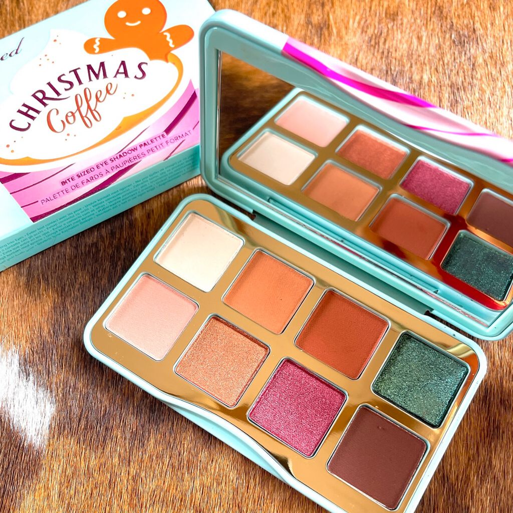 クリスマスコーヒー ミニ アイシャドウ パレット/Too Faced/アイシャドウパレットを使ったクチコミ(1枚目)
