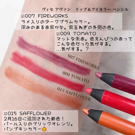 ヴィセ アヴァン リップ&アイカラー ペンシル/Visée/ペンシルアイライナーを使ったクチコミ(2枚目)