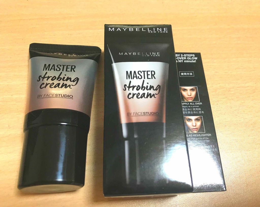 マスターストロビングクリーム/MAYBELLINE NEW YORK/ジェル・クリームチークを使ったクチコミ(1枚目)