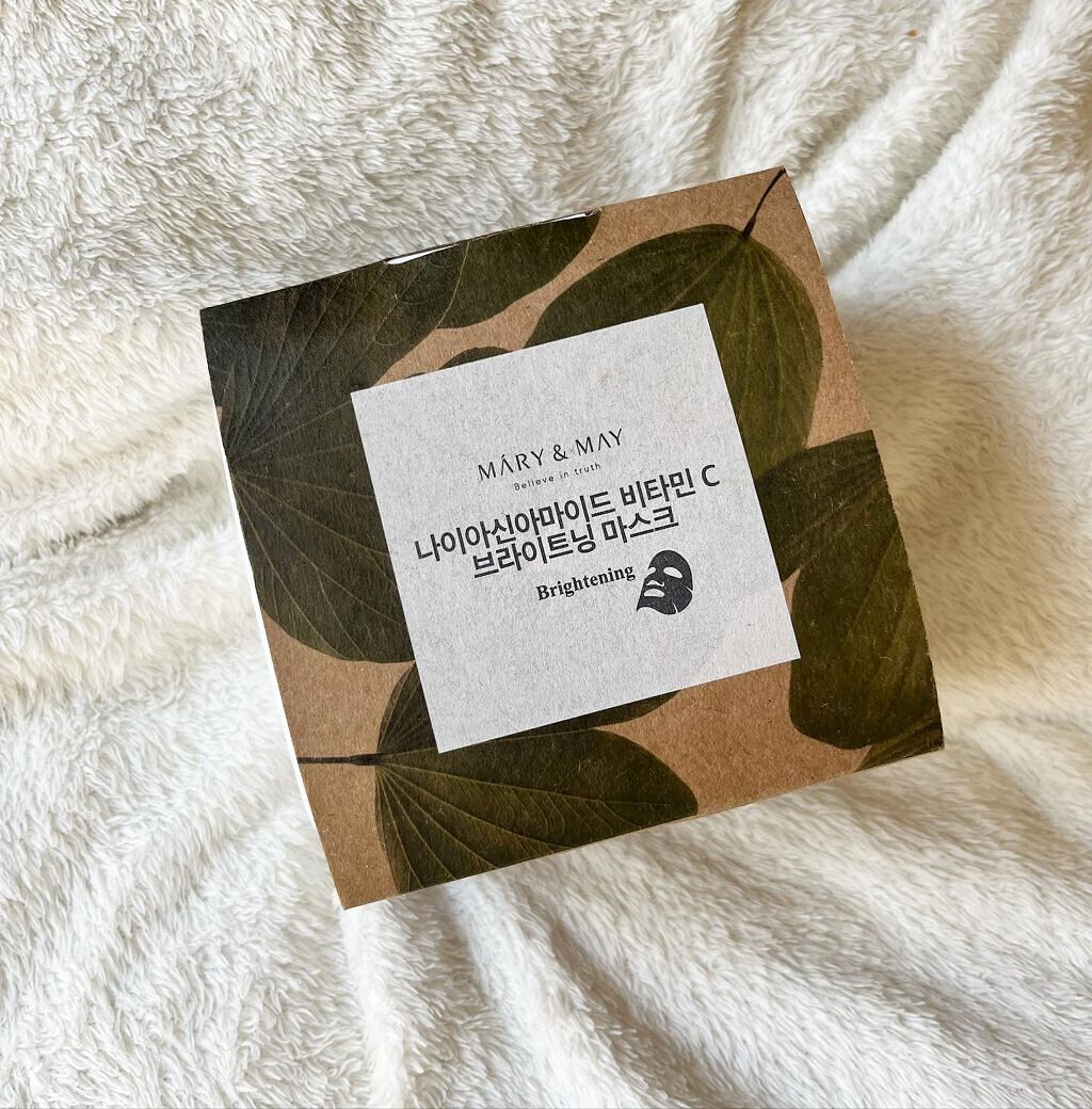 tomomi on LIPS 「MARY&MAYナイアシンアミドビタミンCブライトニングマスク..」(3枚目)