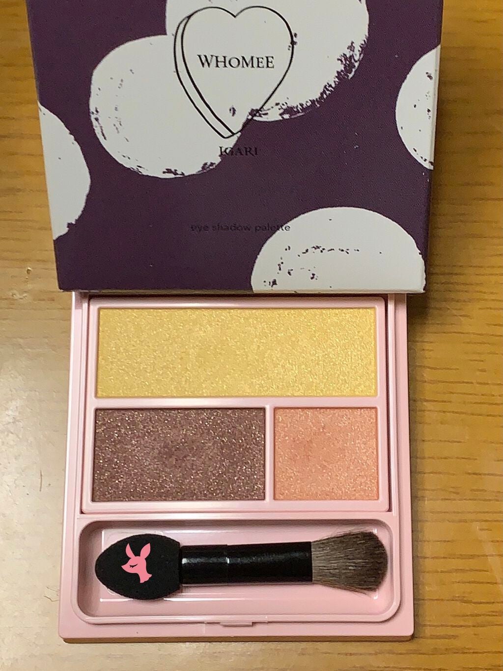 フーミー アイシャドウパレット/WHOMEE/アイシャドウパレットを使ったクチコミ(1枚目)