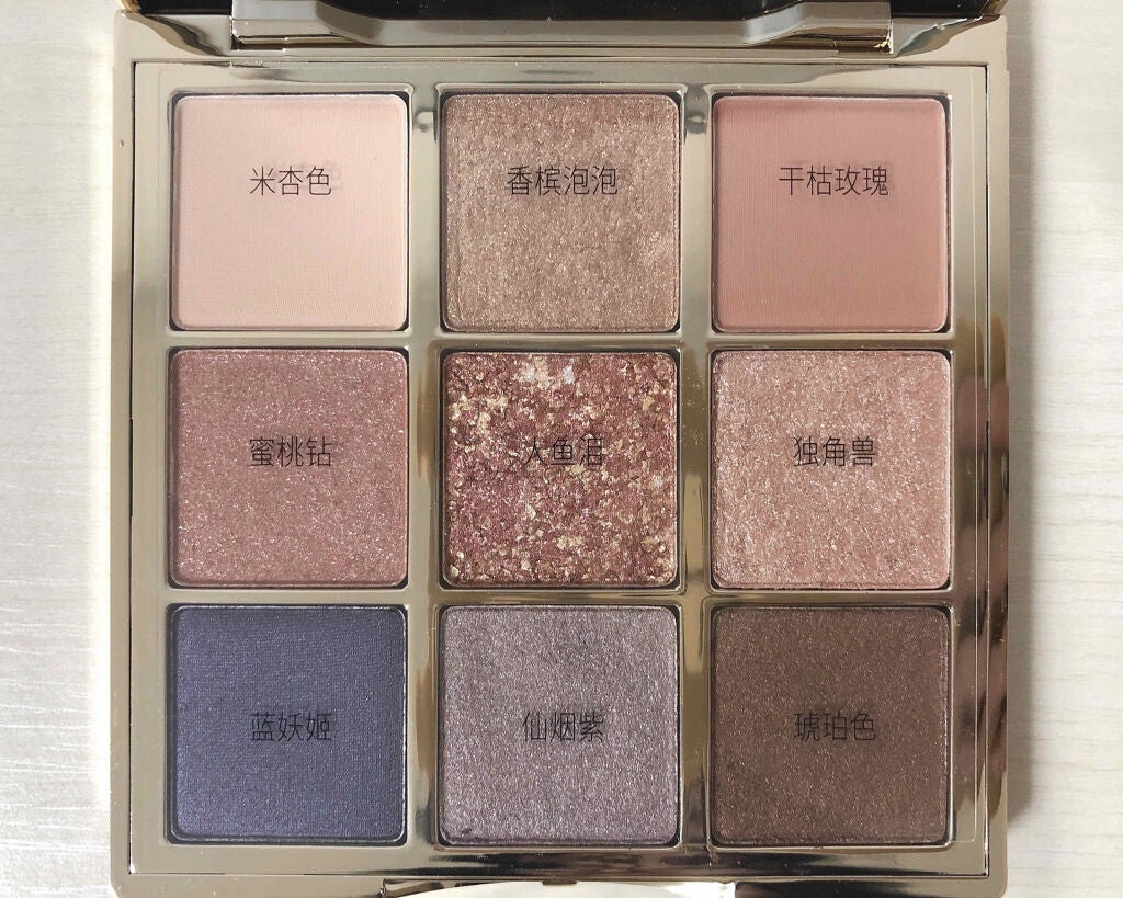 長相思シリーズ 9色アイシャドウパレット/CATKIN/アイシャドウパレットを使ったクチコミ(4枚目)