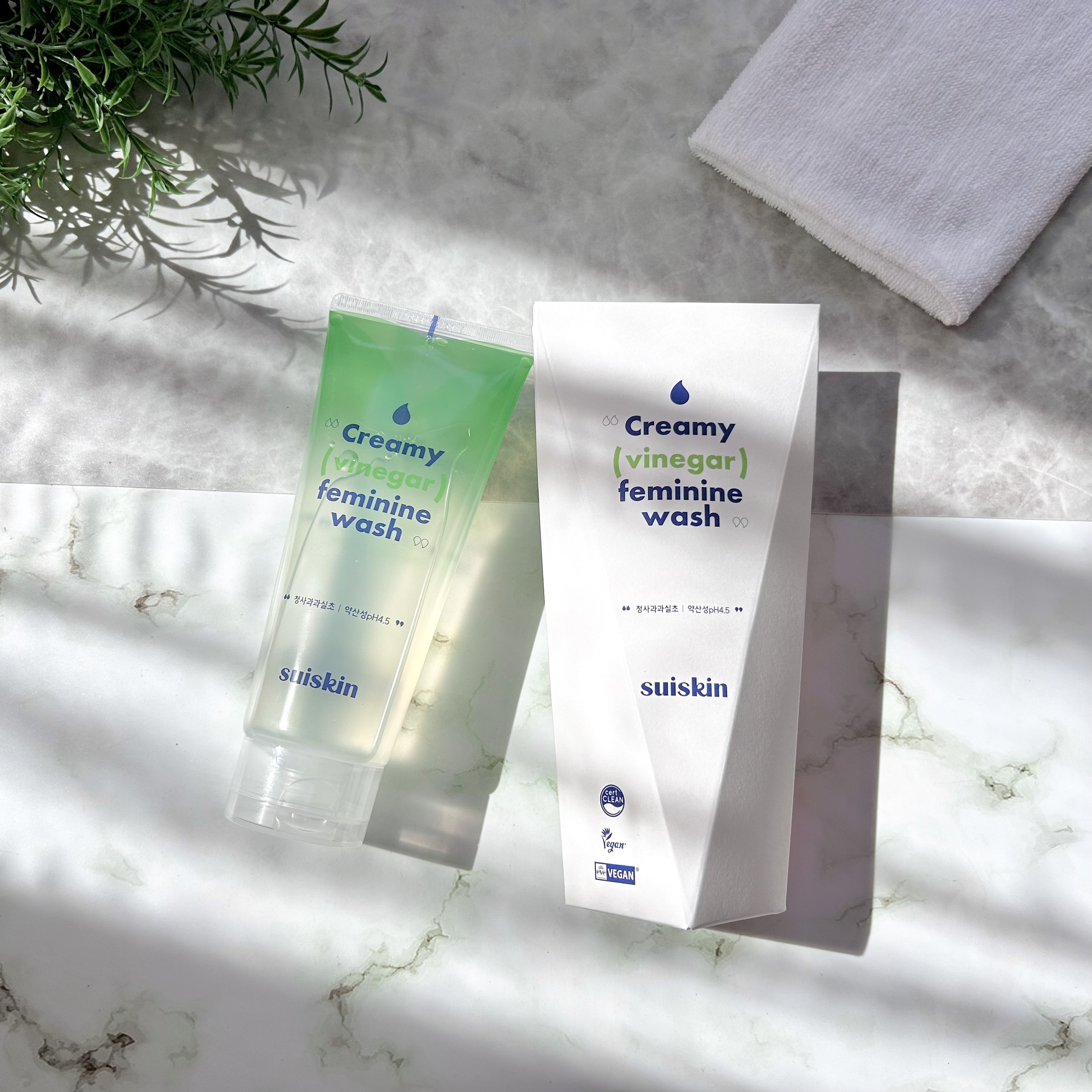 クリーミービネガーフェミニンウォッシュ/suiskin/ボディソープを使ったクチコミ（2枚目）