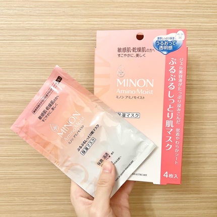 ミノン アミノモイスト ぷるぷるしっとり肌マスク/ミノン/シートマスク・パックを使ったクチコミ(1枚目)