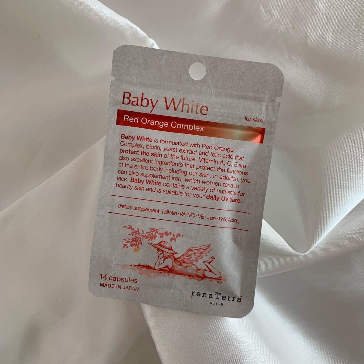 Baby White 60粒/renaTerra/美容サプリメントを使ったクチコミ(1枚目)